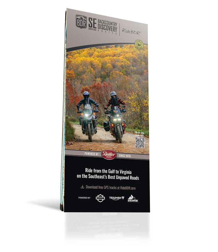 Butler Maps | Southeast Backcountry Discovery Route Map (SEBDR)