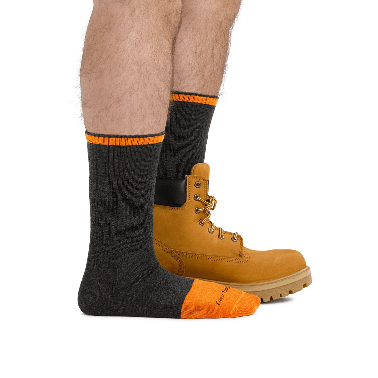 Darn Tough | Men's Steely Boot Midweight Work Sock - Moto Camp Nerd - motorcycle camping
