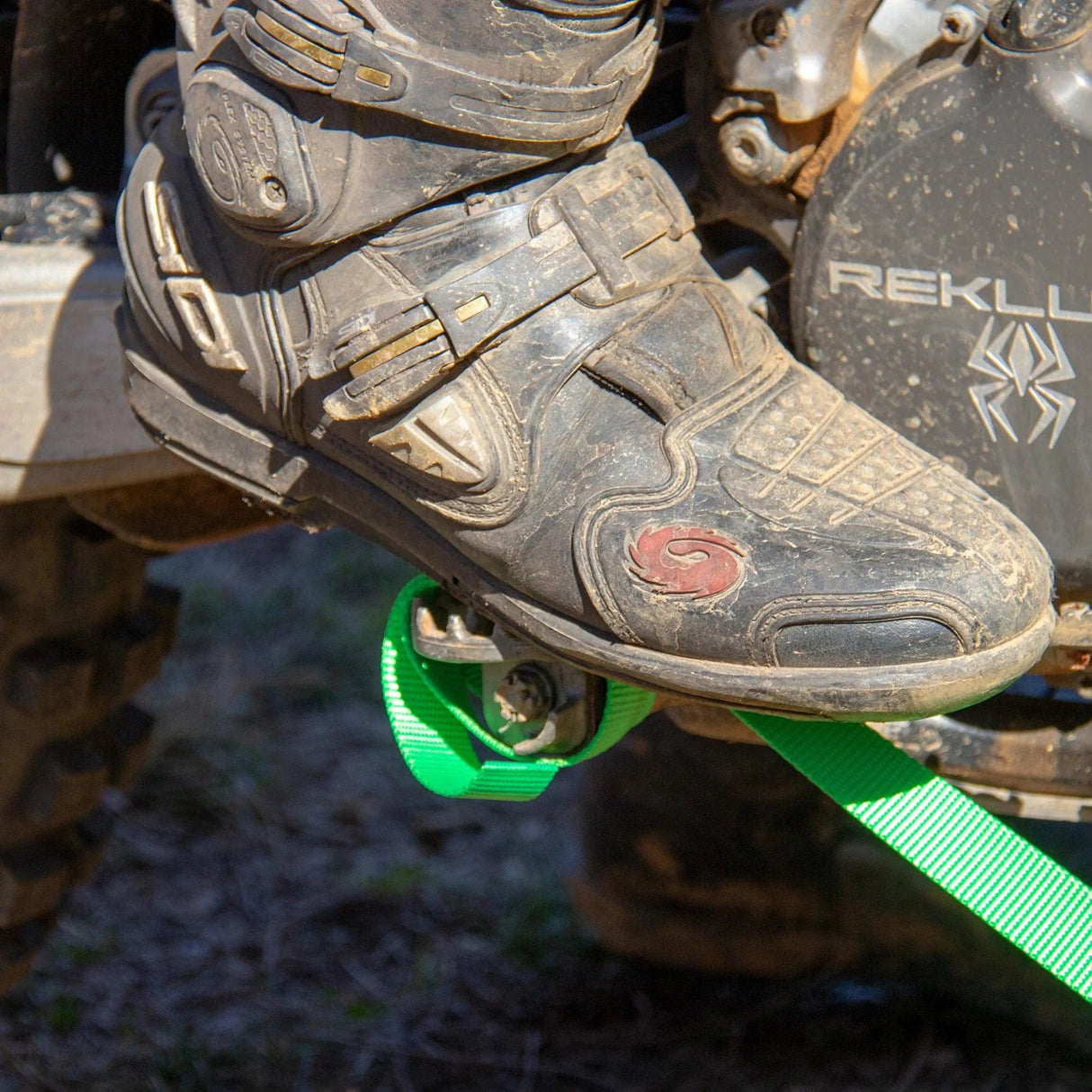 Green Chile Adventure Gear | Dynatow Dynamic Motorcycle Tow Strap - Moto Camp Nerd - motorcycle camping