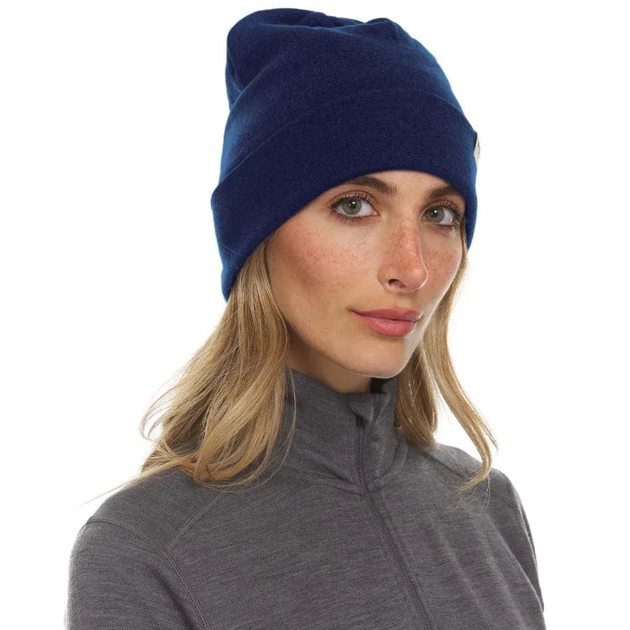 Minus33 | 100% Merino Wool Ridge Cuff Beanie | Midweight - Moto Camp Nerd - motorcycle camping