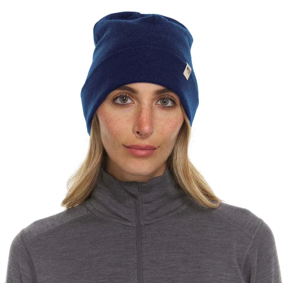 Minus33 | 100% Merino Wool Ridge Cuff Beanie | Midweight - Moto Camp Nerd - motorcycle camping